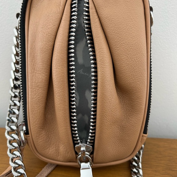 Aimee Kestenberg Tan Crossbody Bag with Silver Accents - Picture 4 of 6